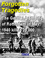 After the bombing was over, 26,000 buildings lay in wreckage, and 25,000 men, women and children lay dead in the street or buried under the rubble.